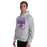 Man wearing Klein Cain High School Hurricanes Sport Grey Classic Unisex Hoodie 001