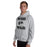 Man wearing Permian High School Panthers Grey Classic Unisex Hoodies 233