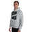 Man wearing Permian High School Panthers Grey Classic Unisex Hoodies 241