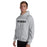 Man wearing Permian High School Panthers Grey Classic Unisex Hoodie 017