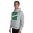 Man wearing Spring High School Lions Grey Classic Unisex Hoodie 241