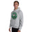 Man wearing Spring High School Lions Grey Classic Unisex Hoodie 215