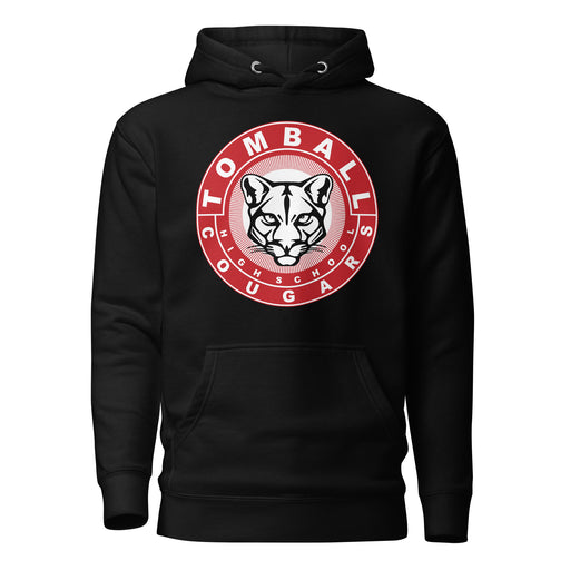 Tomball Cougars Premium Black Hoodie - Design 02