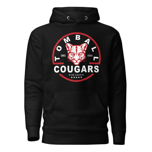 Tomball Cougars Premium Black Hoodie - Design 04