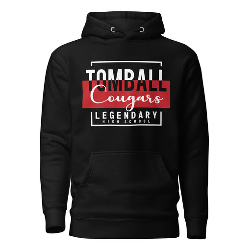 Tomball Cougars Premium Black Hoodie - Design 05