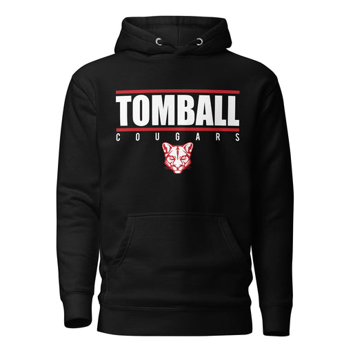 Tomball Cougars Premium Black Hoodie - Design 07