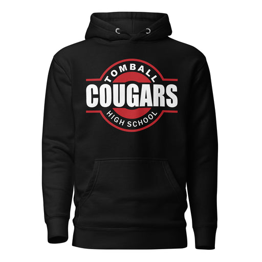 Tomball Cougars Premium Black Hoodie - Design 11