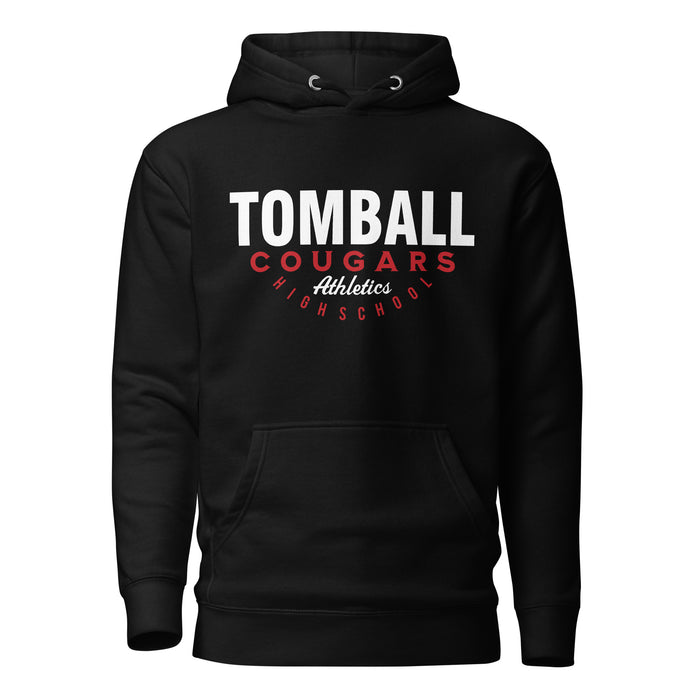 Tomball Cougars Premium Black Hoodie - Design 12