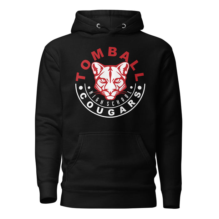 Tomball Cougars Premium Black Hoodie - Design 19