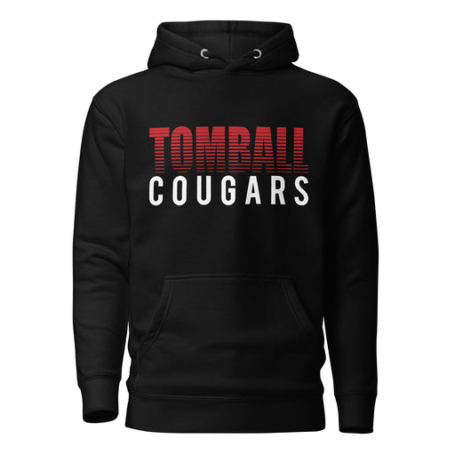 Tomball Cougars Premium Black Hoodie - Design 24