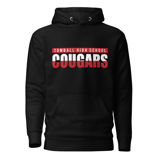 Tomball Cougars Premium Black Hoodie - Design 25