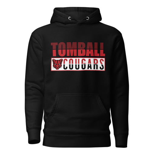 Tomball Cougars Premium Black Hoodie - Design 31