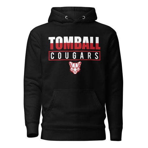 Tomball Cougars Premium Black Hoodie - Design 29