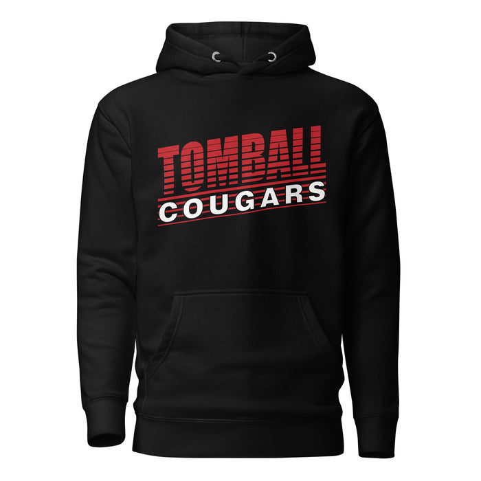 Tomball Cougars Premium Black Hoodie - Design 32