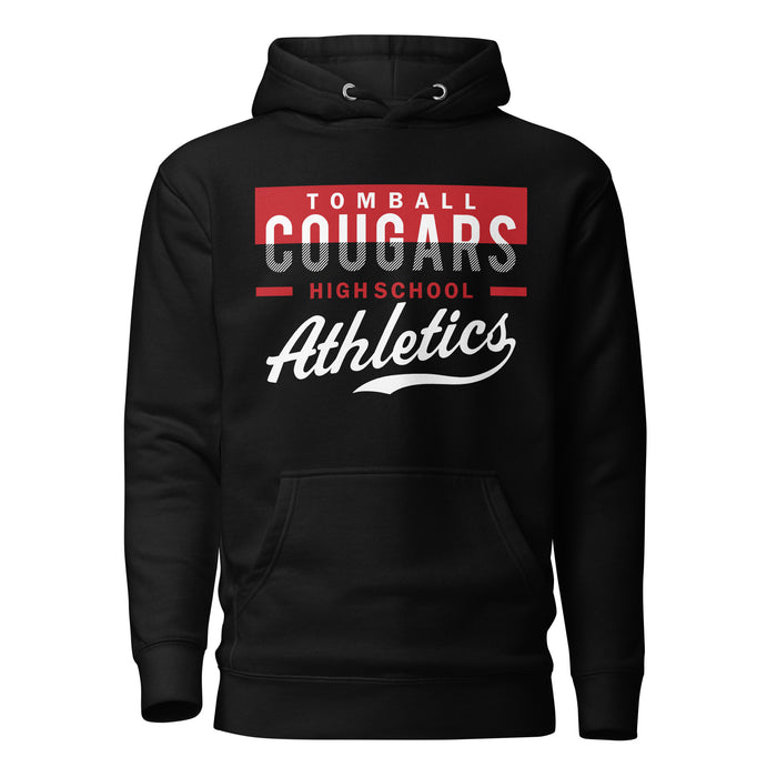 Tomball Cougars Premium Black Hoodie - Design 48