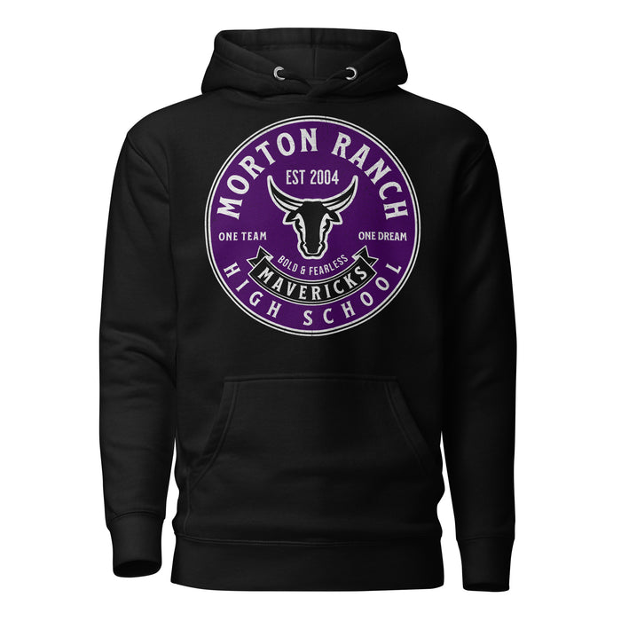 Morton Ranch High School Mavericks Premium Black Hoodie 209