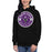 Woman wearing a Morton Ranch High School Mavericks Premium Black Hoodie 213