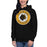 Woman wearing a Klein Oak High School Panthers Premium Black Hoodie 205