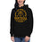 Woman wearing a Klein Oak High School Panthers Premium Black Hoodie 211