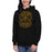 Woman wearing a Klein Oak High School Panthers Premium Black Hoodie 212