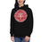 Woman wearing a Katy High School Tigers Black Premium Unisex Hoodie 201