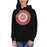 Woman wearing a Katy High School Tigers Black Premium Unisex Hoodie 209