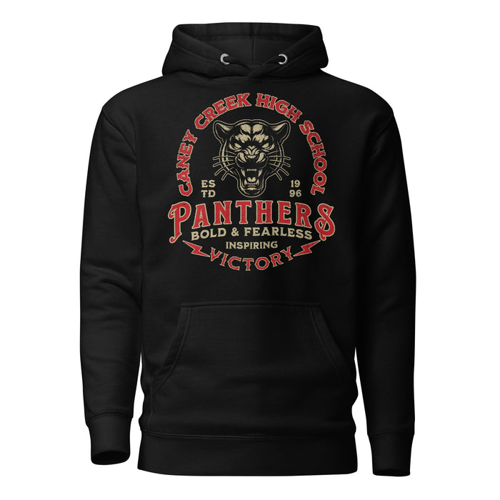 Caney Creek High School Panthers Black Premium Unisex Hoodie 206