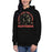 Woman wearing Caney Creek High School Panthers Black Premium Unisex Hoodie 208