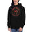 Woman wearing Caney Creek High School Panthers Black Premium Unisex Hoodie 210