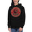 Woman wearing Caney Creek High School Panthers Black Premium Unisex Hoodie 215