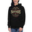 Woman wearing Caney Creek High School Panthers Black Premium Unisex Hoodie 218