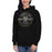 Woman wearing Conroe High School Tigers Black Premium Unisex Hoodie 201