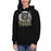 Woman wearing Conroe High School Tigers Black Premium Unisex Hoodie 202