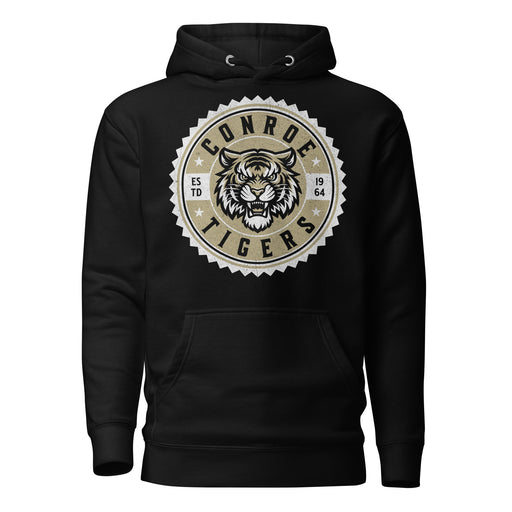 Conroe High School Tigers Black Premium Unisex Hoodie 203