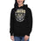 Woman wearing Conroe High School Tigers Black Premium Unisex Hoodie 204