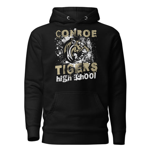 Conroe High School Tigers Black Premium Unisex Hoodie 205