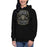 Woman wearing Conroe High School Tigers Black Premium Unisex Hoodie 207