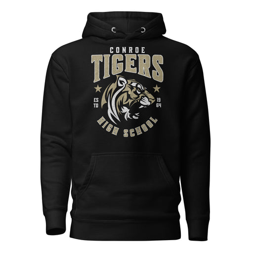 Conroe High School Tigers Black Premium Unisex Hoodie 211