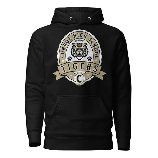 Conroe High School Tigers Black Premium Unisex Hoodie 212