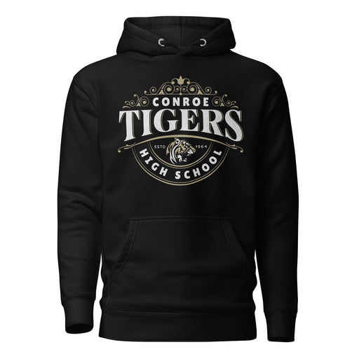 Conroe High School Tigers Black Premium Unisex Hoodie 213