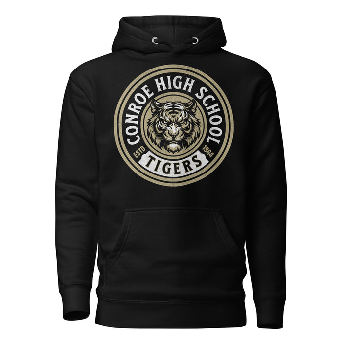 Conroe High School Tigers Black Premium Unisex Hoodie 220