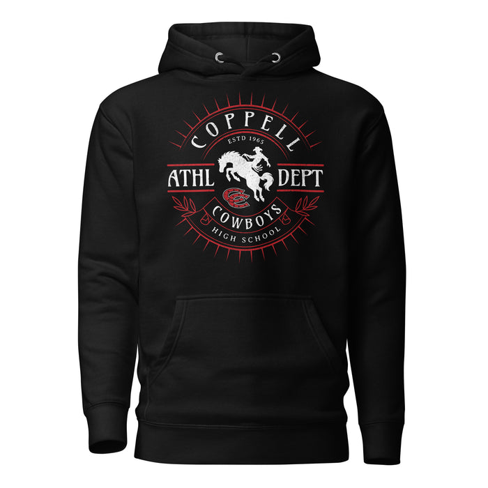 Coppell High School Cowboys Black Premium Unisex Hoodie 201