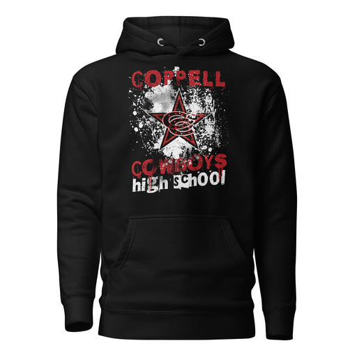 Coppell High School Cowboys Black Premium Unisex Hoodie 209