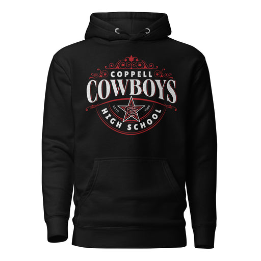 Coppell High School Cowboys Black Premium Unisex Hoodie 211