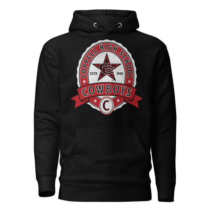 Coppell High School Cowboys Black Premium Unisex Hoodie 212