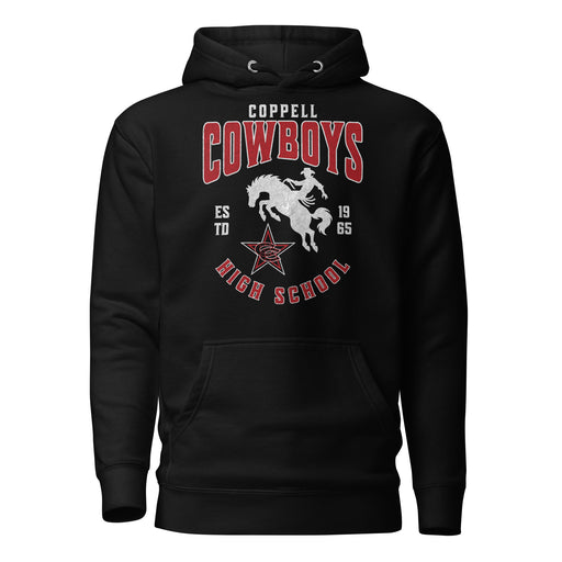 Coppell High School Cowboys Black Premium Unisex Hoodie 213