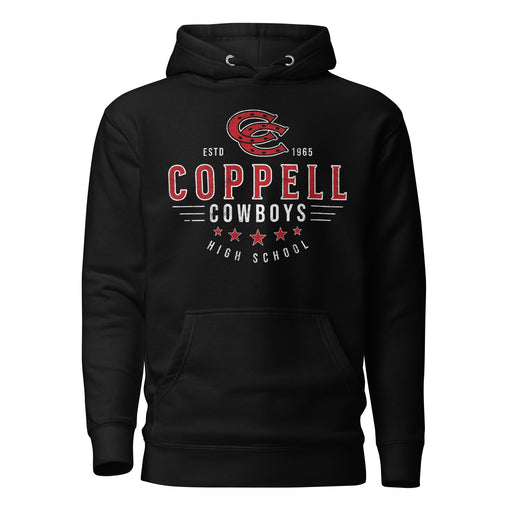 Coppell High School Cowboys Black Premium Unisex Hoodie 217