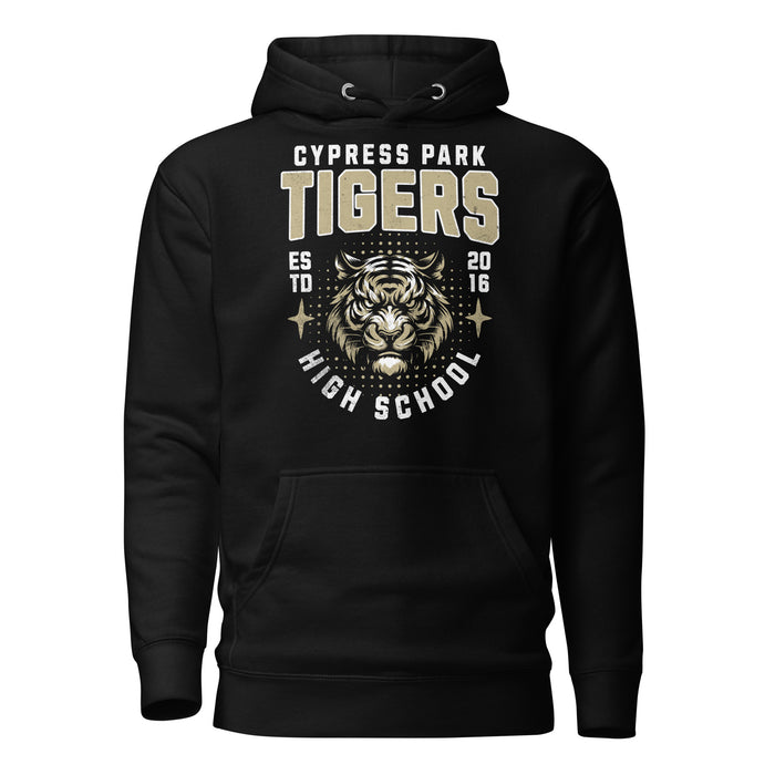 Cypress Park High School Tigers Black Premium Unisex Hoodie 204