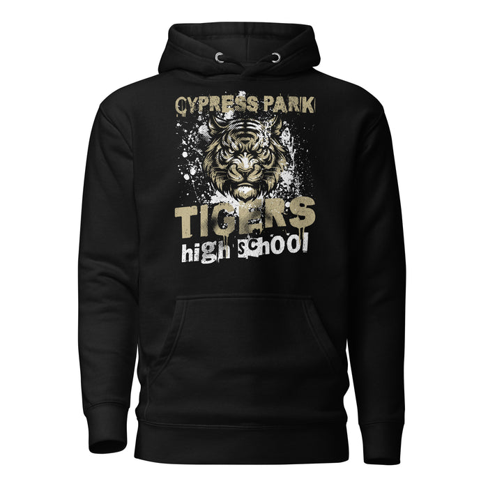 Cypress Park High School Tigers Black Premium Unisex Hoodie 205