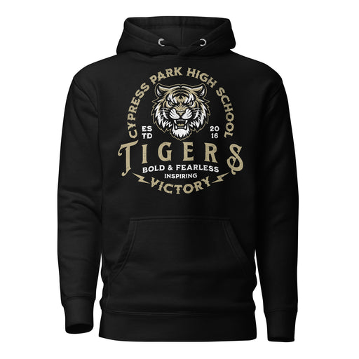 Cypress Park High School Tigers Black Premium Unisex Hoodie 206